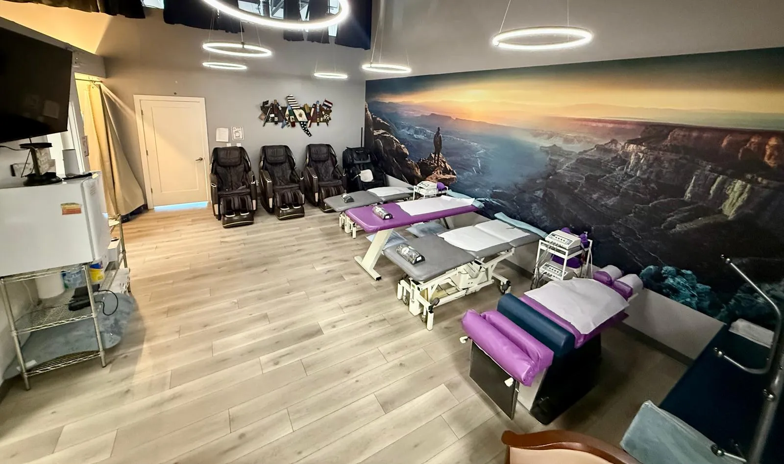 Chiropractic care session